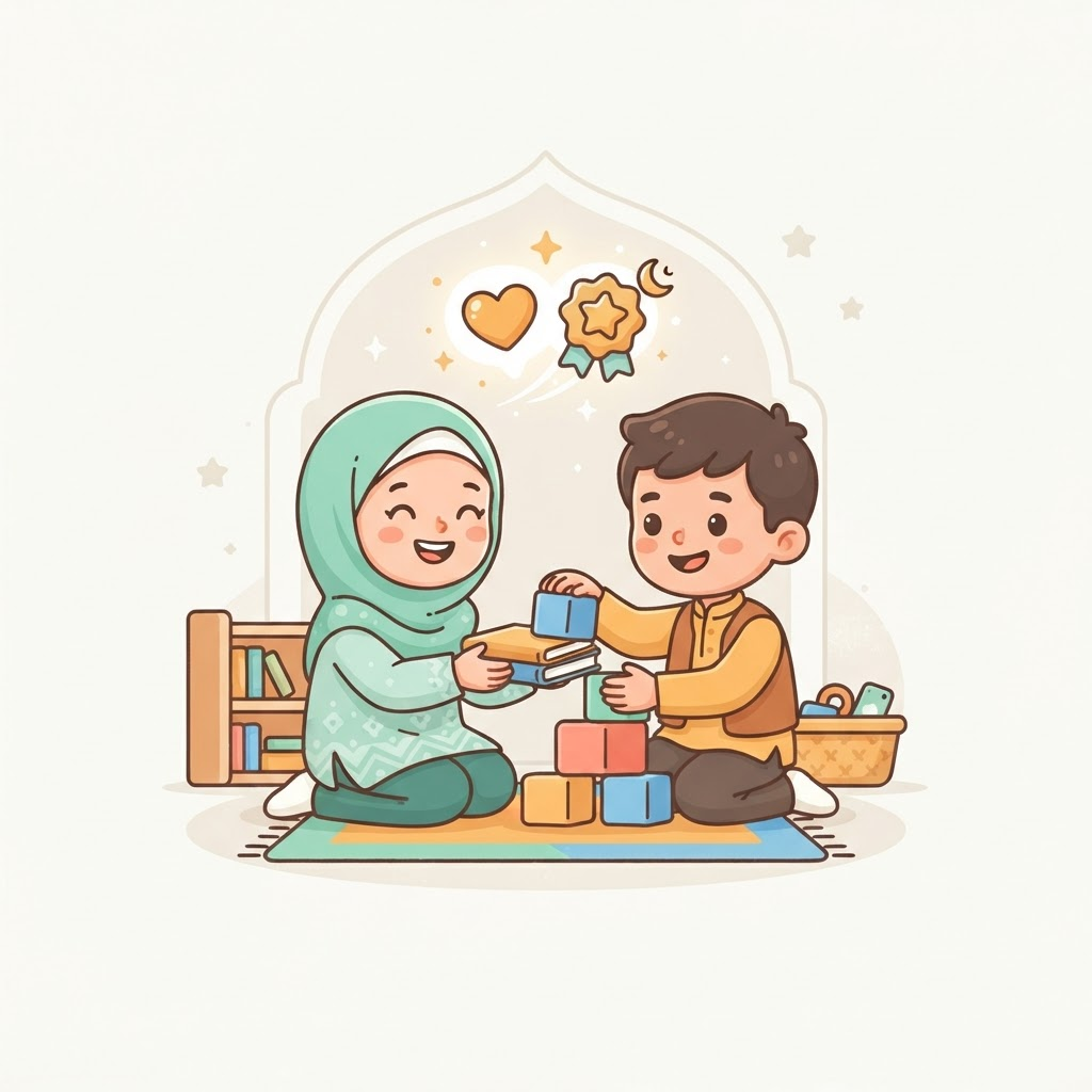 Karakter 2D modul Akhlak